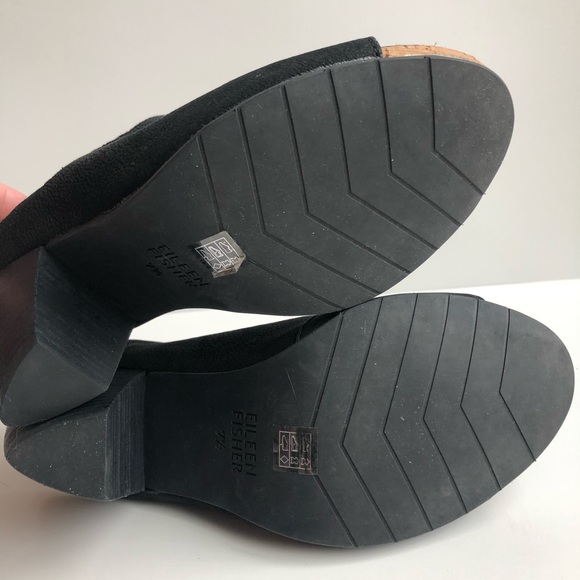 Eileen Fisher | sling back peep toe heels - Picture 5 of 6
